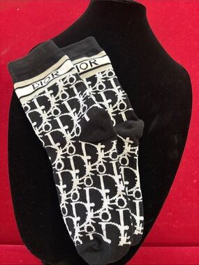 Black & White Logo Ankle Socks
